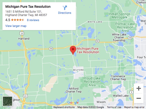 Michigan pure tax resolution - Milford, MI